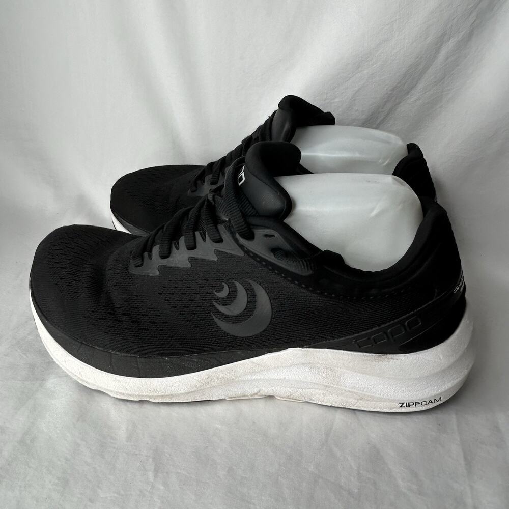Topo Athletic Phantom 3 Running Shoes Women’s Size 7.5 5mm Drop Black White